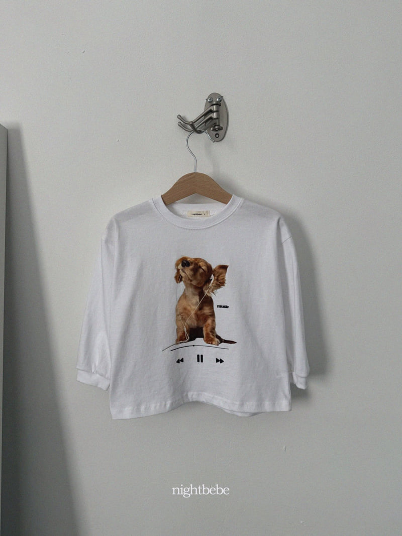 Night Bebe - Korean Children Fashion - #discoveringself - Listening Tee - 3