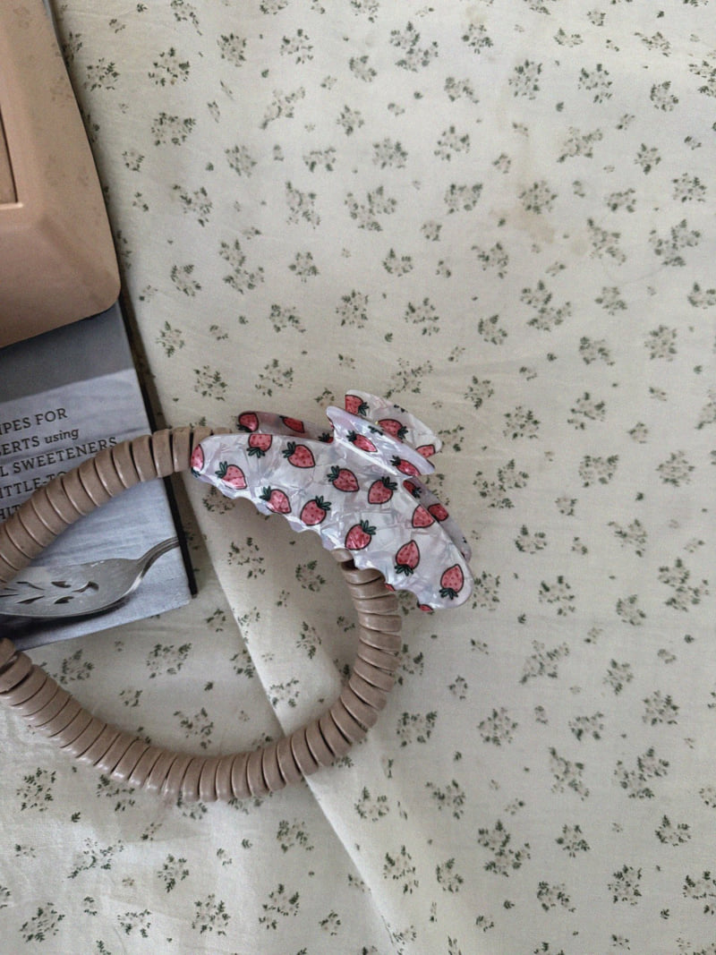 Night Bebe - Korean Children Fashion - #kidsstore - Strawberry Hair Clip