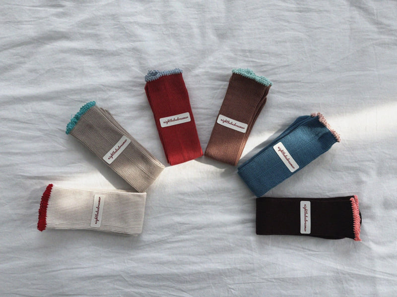 Night Bebe - Korean Children Fashion - #littlefashionista - Stretch Knee Socks - 11