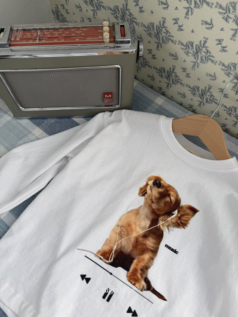 Night Bebe - Korean Children Fashion - #littlefashionista - Listening Tee - 9
