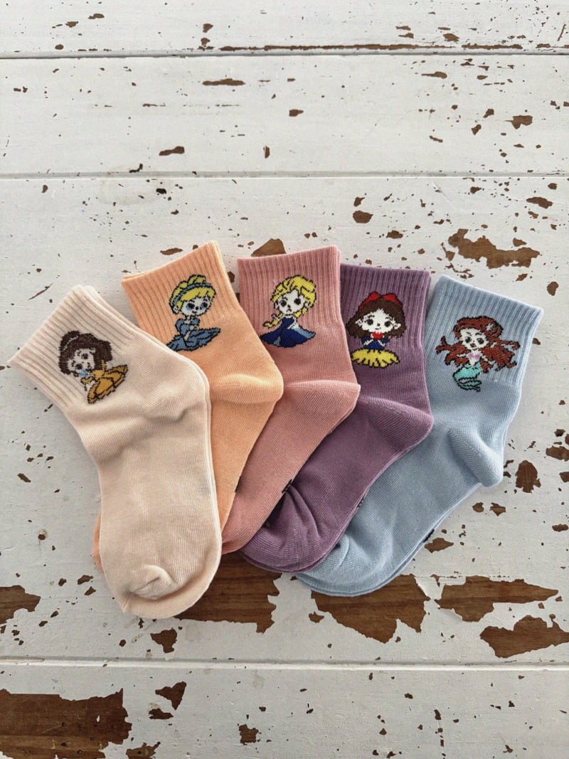 Night Bebe - Korean Children Fashion - #magicofchildhood - Princess Socks Set - 2