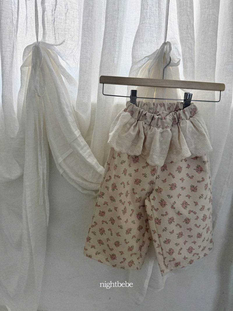 Night Bebe - Korean Children Fashion - #magicofchildhood - Lace Pants - 9