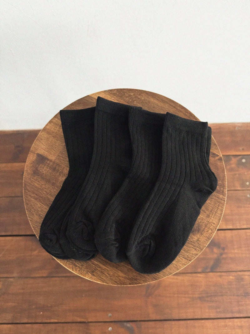Night Bebe - Korean Children Fashion - #magicofchildhood - Daily Socks Set - 4