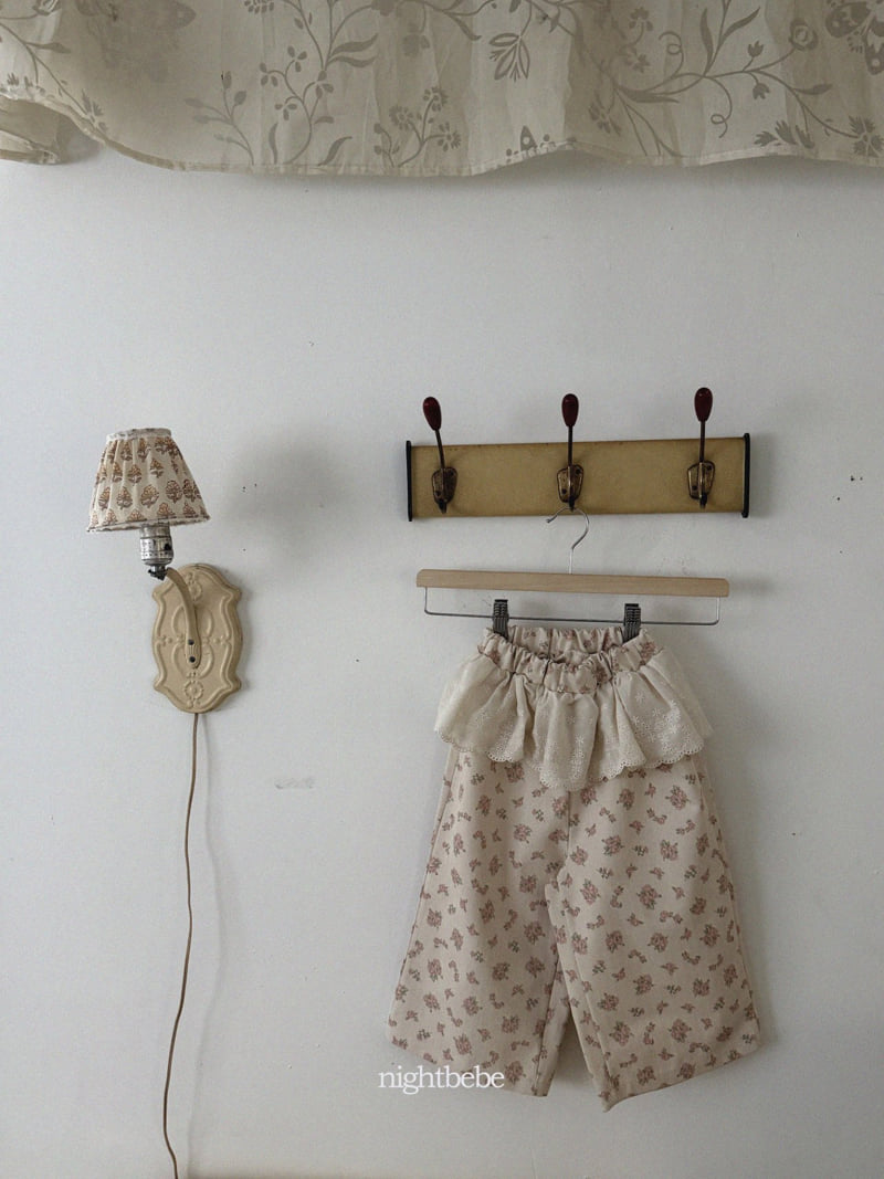 Night Bebe - Korean Children Fashion - #minifashionista - Lace Pants - 10
