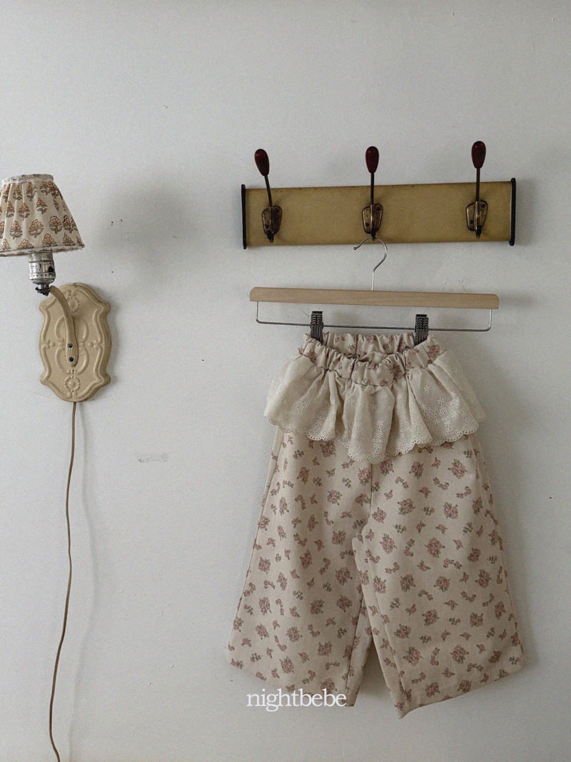 Night Bebe - Korean Children Fashion - #prettylittlegirls - Lace Pants - 11
