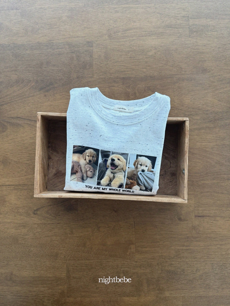 Night Bebe - Korean Children Fashion - #todddlerfashion - Retriever Tee - 6