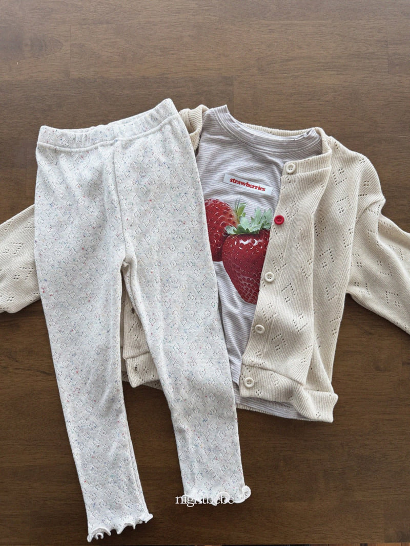 Night Bebe - Korean Children Fashion - #toddlerclothing - Sprinkle Leggings - 9