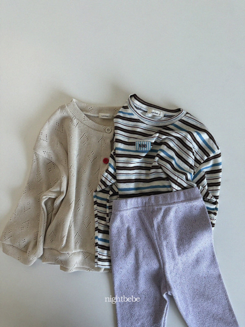 Night Bebe - Korean Children Fashion - #toddlerclothing - NBB Long Sleeve Tee - 6