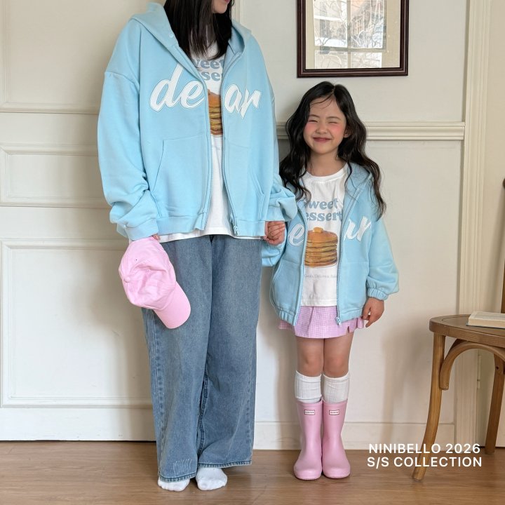 Ninibello - Korean Children Fashion - #Kfashion4kids - Dear Hood Zip-Up (Adult) - 11