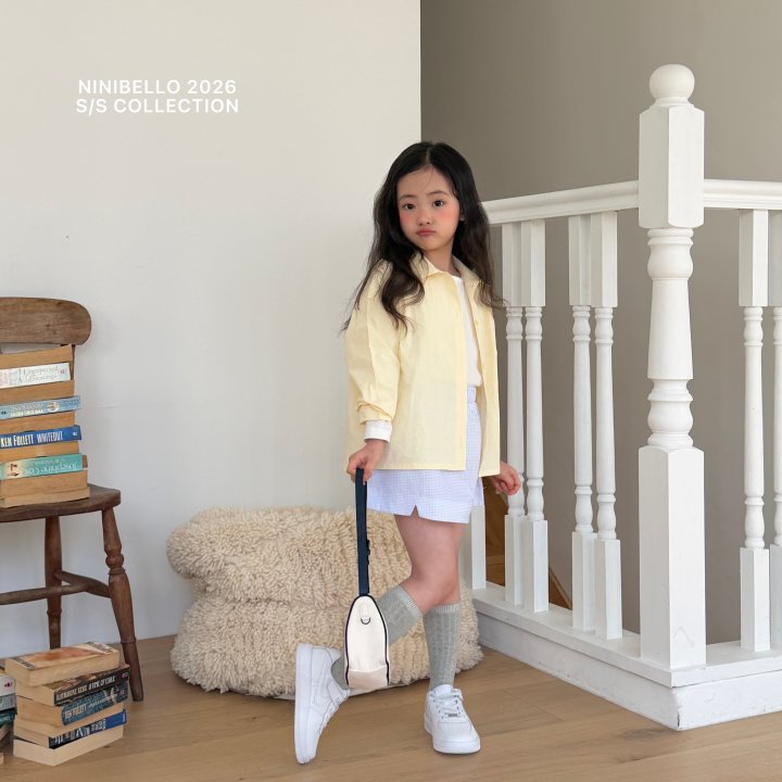 Ninibello - Korean Children Fashion - #kidzfashiontrend - Vanilla Cotton Shirt - 4