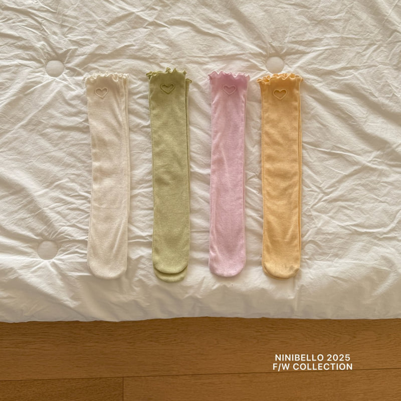Ninibello - Korean Children Fashion - #childofig - Eyelet Knee High Socks