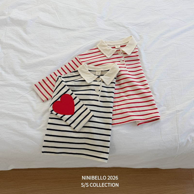 Ninibello - Korean Children Fashion - #childofig - Bbangtteok Collar Tee