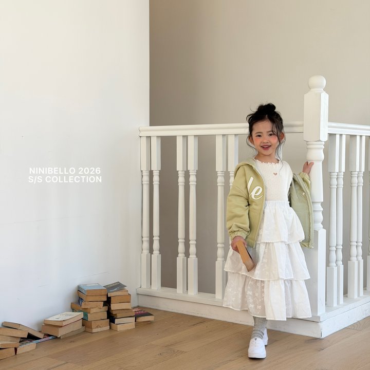 Ninibello - Korean Children Fashion - #childofig - Heart Punching Eyelet Tee - 5