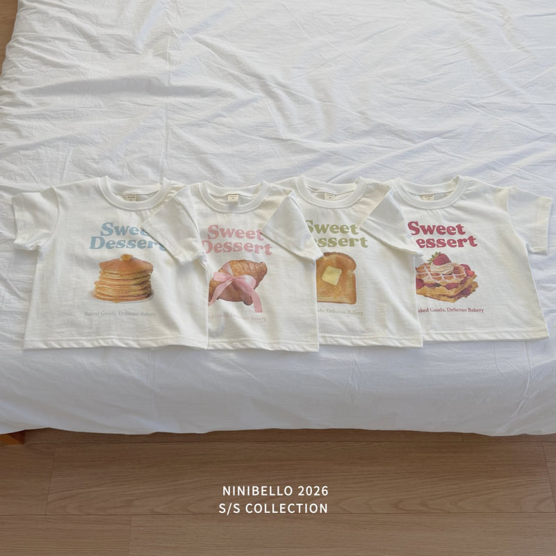 Ninibello - Korean Children Fashion - #childofig - Dessert Short Sleeve Tee