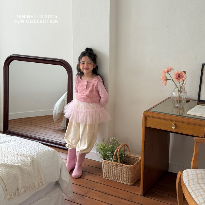 Ninibello - Korean Children Fashion - #childrensboutique - Angel Pintuck Jogger Pants - 11