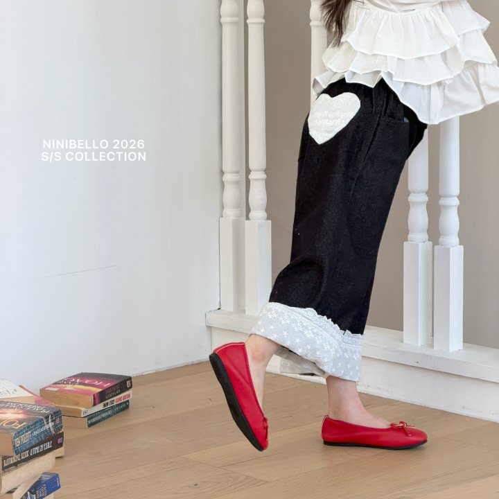 Ninibello - Korean Children Fashion - #designkidswear - Love Me Denim Pants - 8