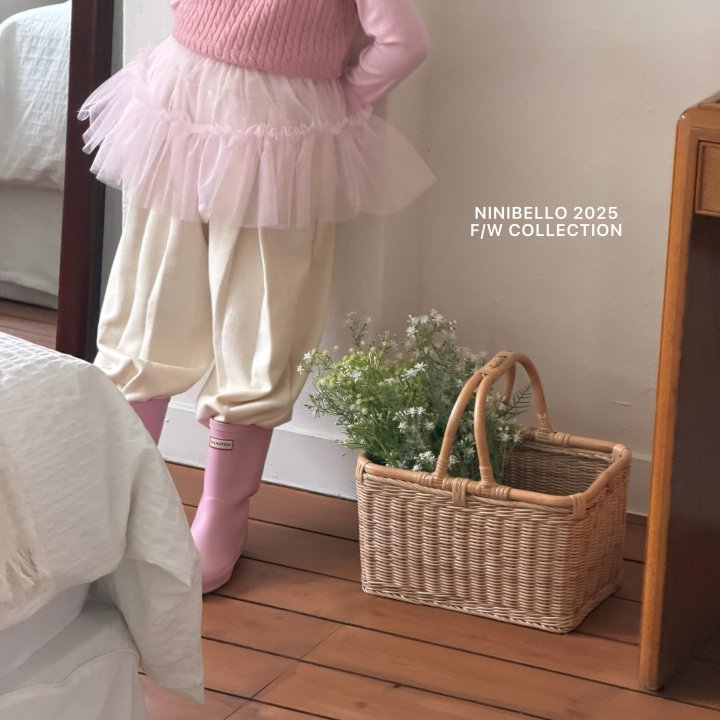 Ninibello - Korean Children Fashion - #designkidswear - Angel Pintuck Jogger Pants - 12