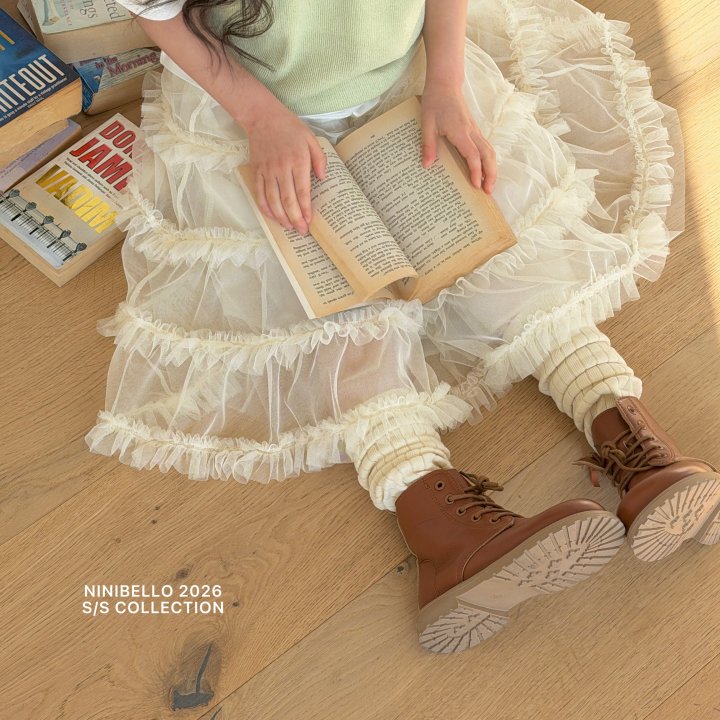 Ninibello - Korean Children Fashion - #designkidswear - Mille-Feuille Tulle Skirt - 10