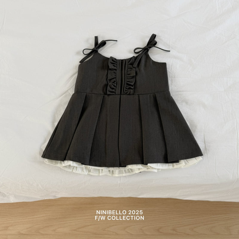 Ninibello - Korean Children Fashion - #designkidswear - Julie Pleated One-piece