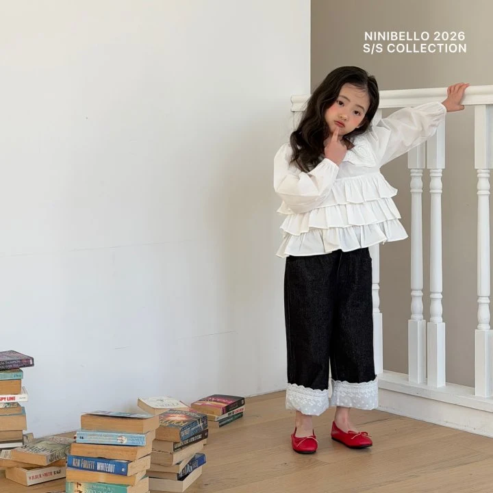 Ninibello - Korean Children Fashion - #designkidswear - Bubble Cancan Blouse - 7