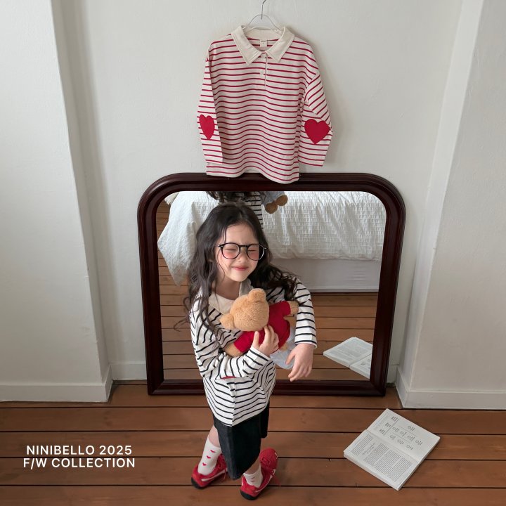 Ninibello - Korean Children Fashion - #designkidswear - Bbangtteok Collar Tee - 4