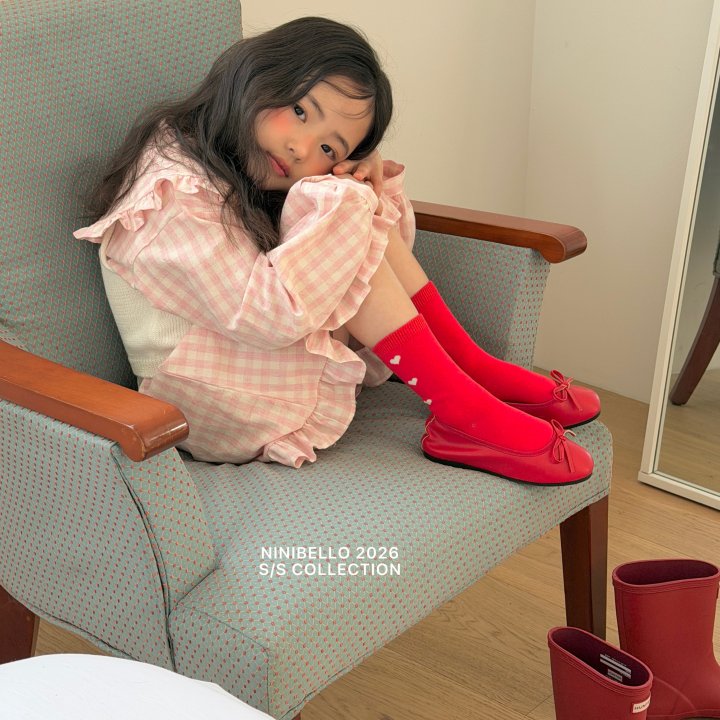 Ninibello - Korean Children Fashion - #discoveringself - Heart Cork Socks (Basic) - 2