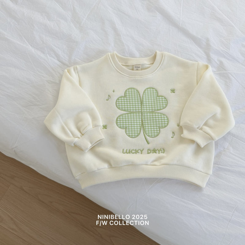 Ninibello - Korean Children Fashion - #discoveringself - Lucky Sweatshirt