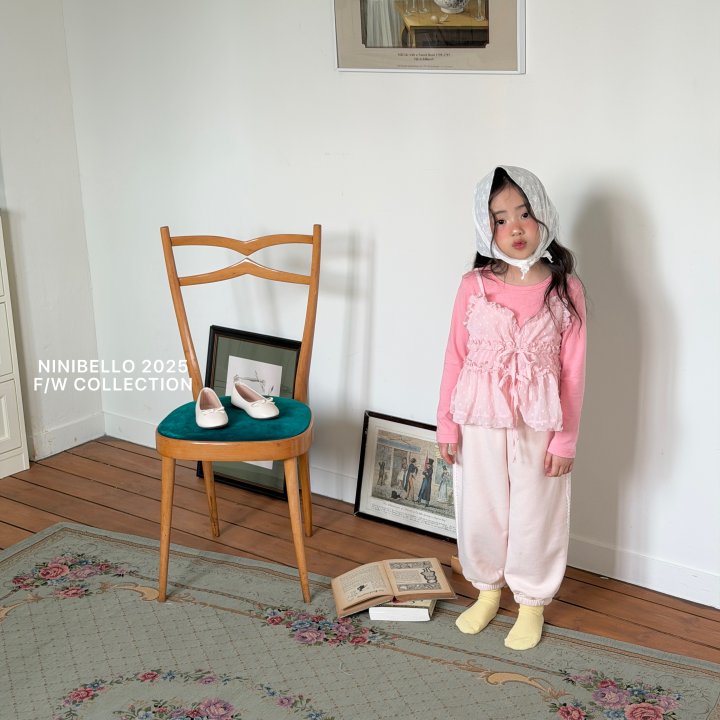 Ninibello - Korean Children Fashion - #fashionkids - Milk Lace Jogger Pants - 5