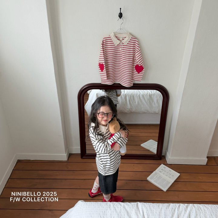 Ninibello - Korean Children Fashion - #fashionkids - Bbangtteok Collar Tee - 5