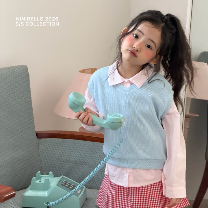 Ninibello - Korean Children Fashion - #fashionkids - Soft Knit Vest - 8