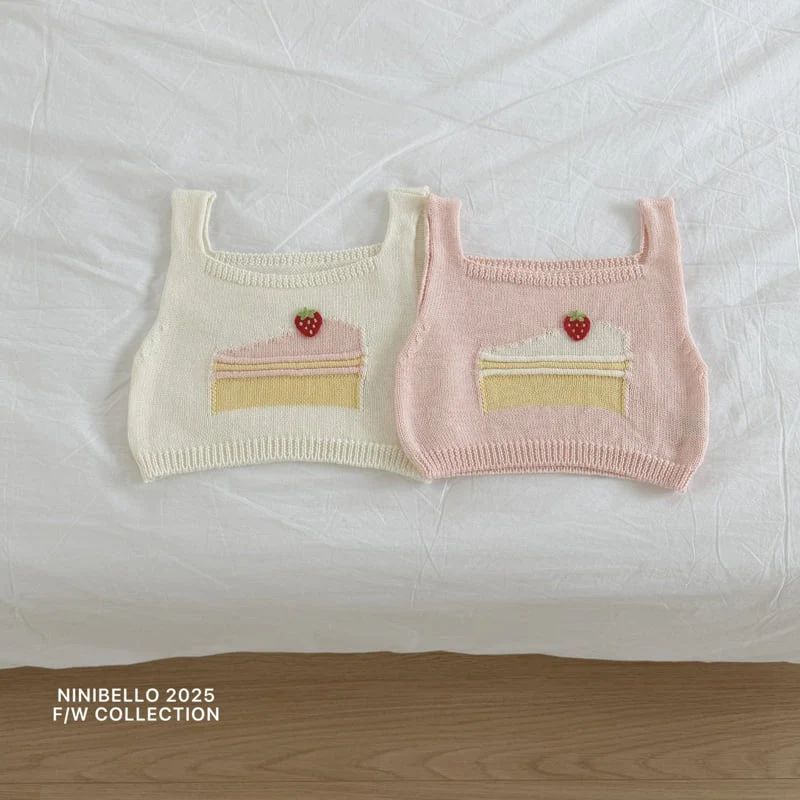 Cake Knit Vest by Ninibello for Child - view 1