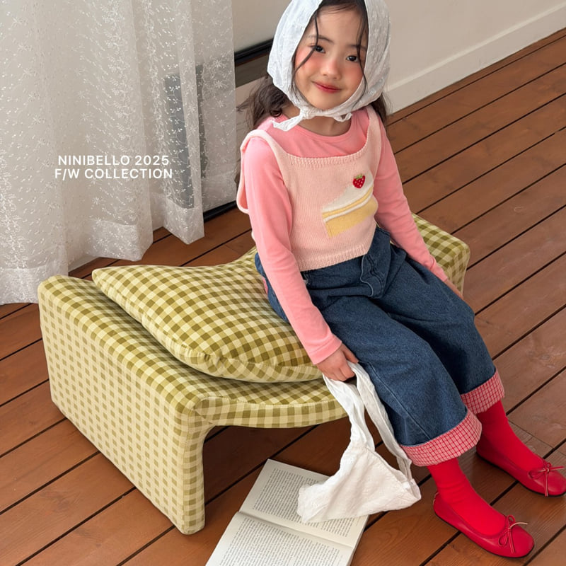 Ninibello - Korean Children Fashion - #kidsshorts - Love Me Denim Pants - 11