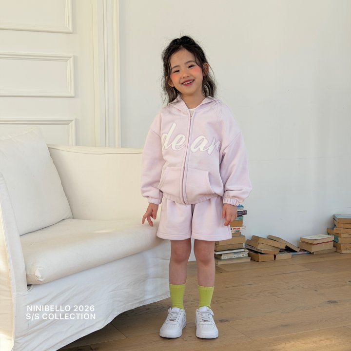 Ninibello - Korean Children Fashion - #kidsshorts - Dear Hood Zip-Up - 7