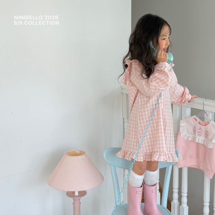 Ninibello - Korean Children Fashion - #kidsshorts - Chou-Chou Check One-piece - 3