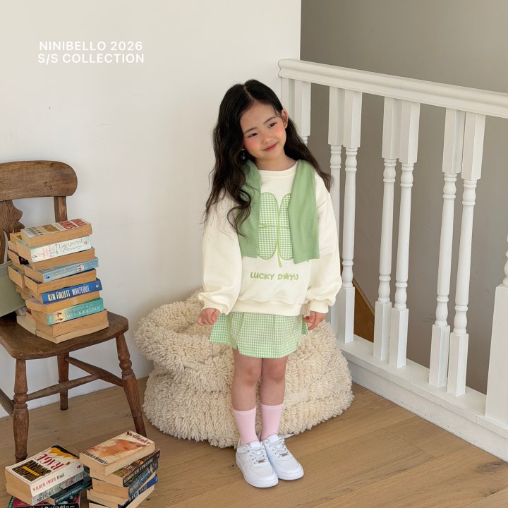 Ninibello - Korean Children Fashion - #kidsshorts - Lucky Sweatshirt - 3