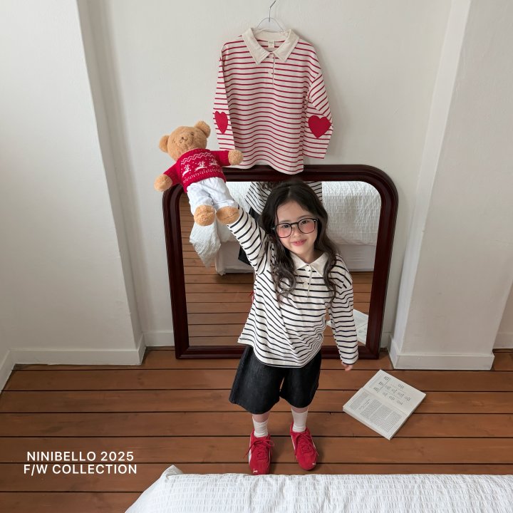 Ninibello - Korean Children Fashion - #kidsstore - Bbangtteok Collar Tee - 7