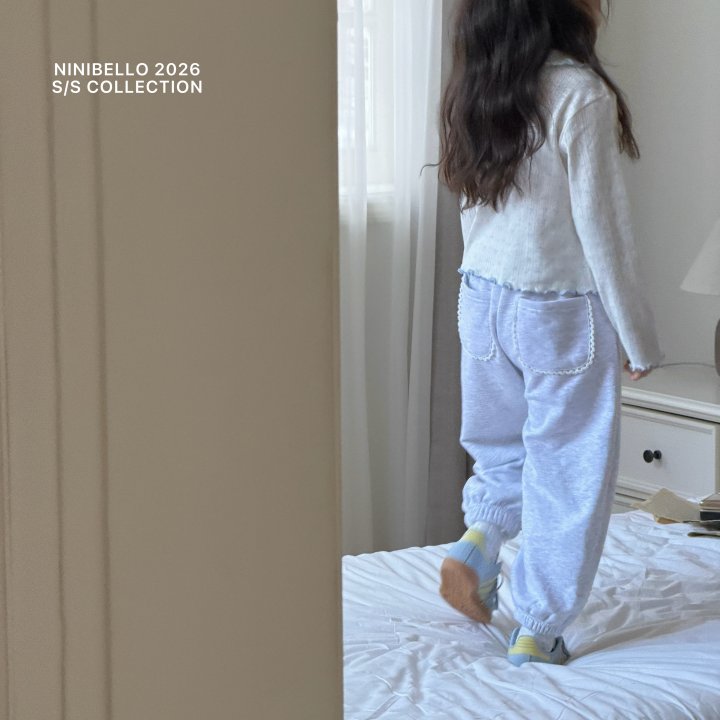 Ninibello - Korean Children Fashion - #kidzfashiontrend - Milk Lace Jogger Pants - 8