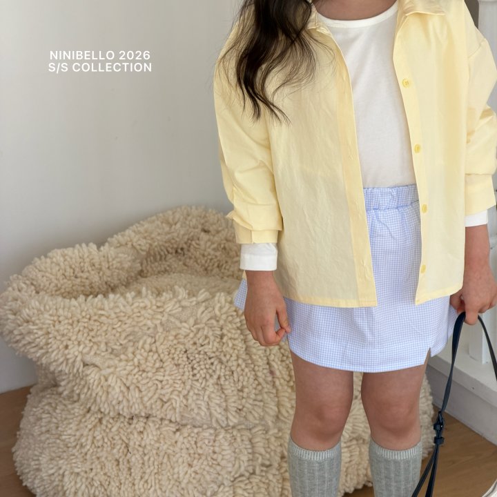 Ninibello - Korean Children Fashion - #kidzfashiontrend - Vanilla Cotton Shirt - 3