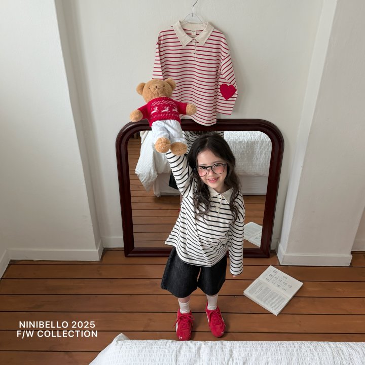 Ninibello - Korean Children Fashion - #kidzfashiontrend - Bbangtteok Collar Tee - 8