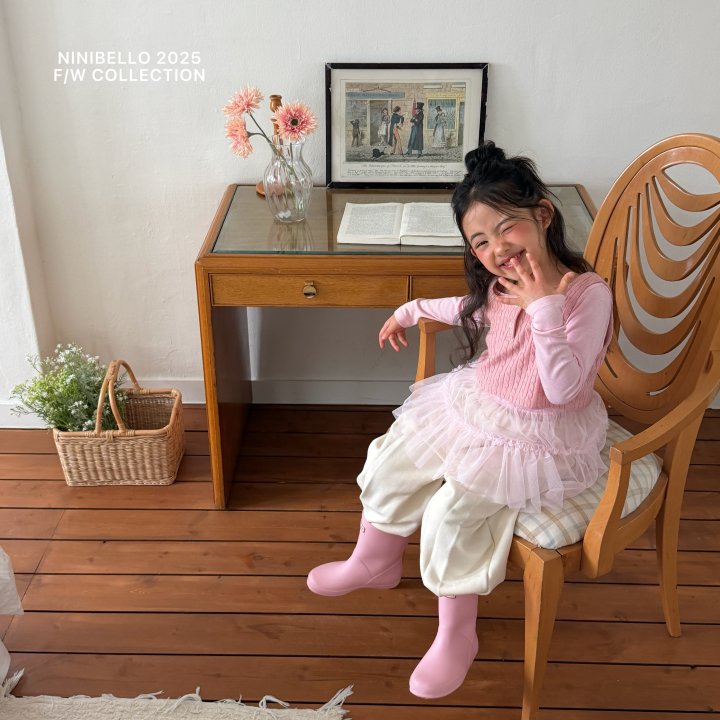 Ninibello - Korean Children Fashion - #littlefashionista - Angel Pintuck Jogger Pants - 5