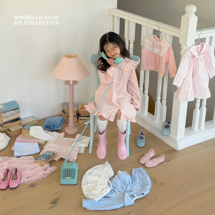 Ninibello - Korean Children Fashion - #littlefashionista - Chou-Chou Check One-piece - 7