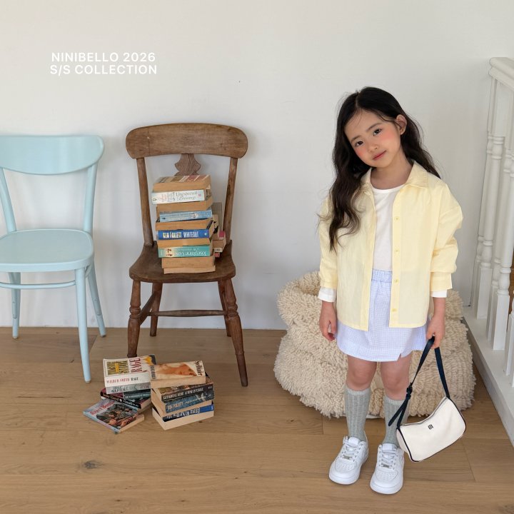 Ninibello - Korean Children Fashion - #littlefashionista - Vanilla Cotton Shirt - 5