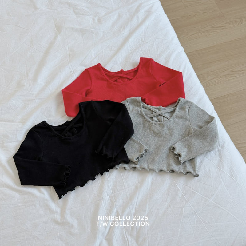 Ninibello - Korean Children Fashion - #littlefashionista - Heart Button X Tee