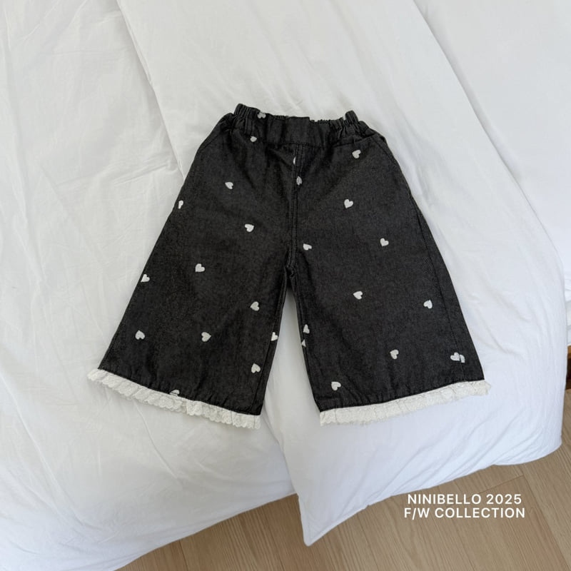 Heart Cookie Denim Pants by Ninibello for Child - view 1
