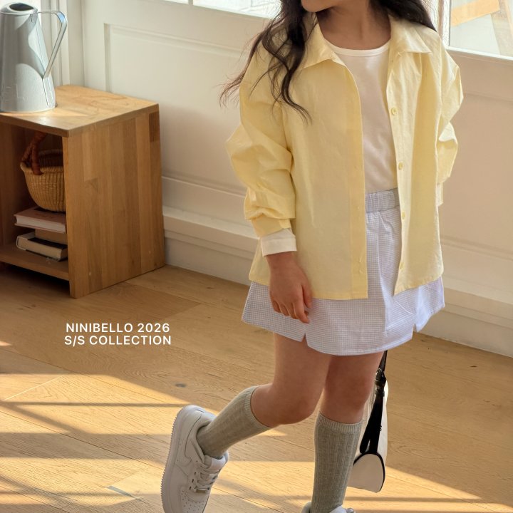 Ninibello - Korean Children Fashion - #magicofchildhood - Vanilla Cotton Shirt - 6