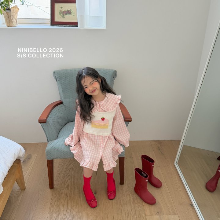 Ninibello - Korean Children Fashion - #minifashionista - Chou-Chou Check One-piece - 9
