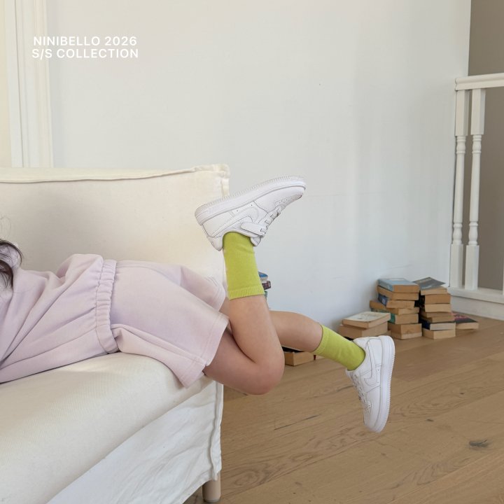 Ninibello - Korean Children Fashion - #minifashionista - Heart Cork Socks (Pastel) - 11