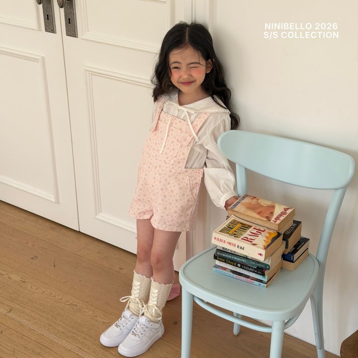 Ninibello - Korean Children Fashion - #minifashionista - Blooming Overalls - 6