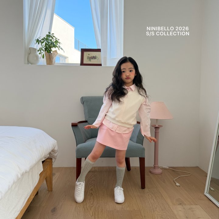 Ninibello - Korean Children Fashion - #prettylittlegirls - Vanilla Cotton Shirt - 8