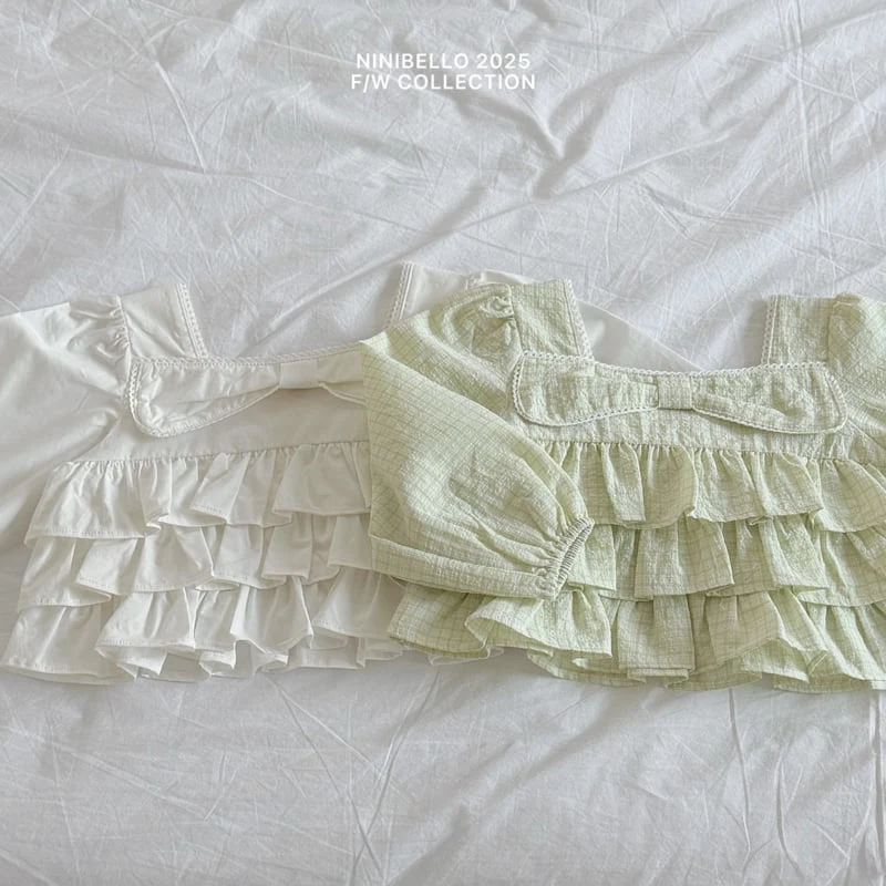 Ninibello - Korean Children Fashion - #prettylittlegirls - Bubble Cancan Blouse